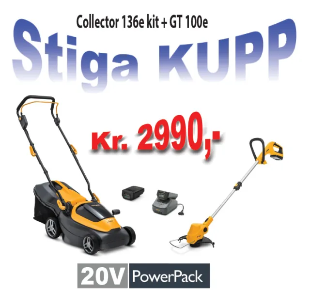 Stiga KUPP pakkepris