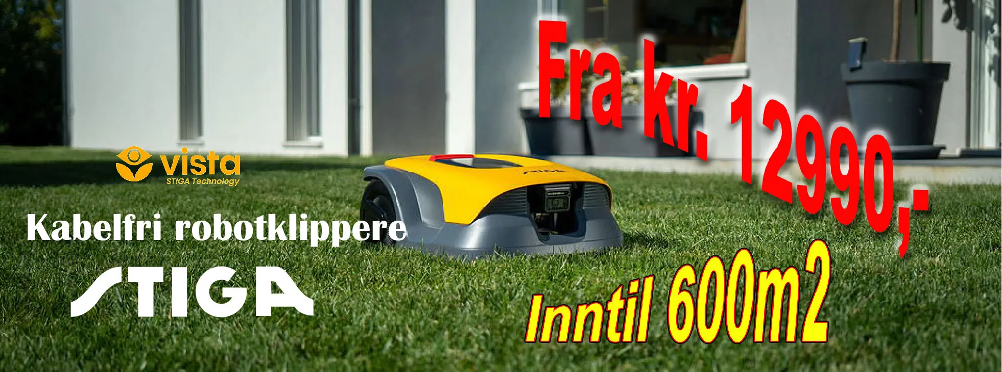 Stiga trådløs robotgressklipper A6v